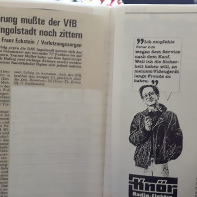 Franz Eckstein machte auf dem Platz auf sich aufmerksam.